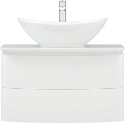 Corozo Тумба с раковиной Вико 75 Z2 подвесная белая – фотография-1